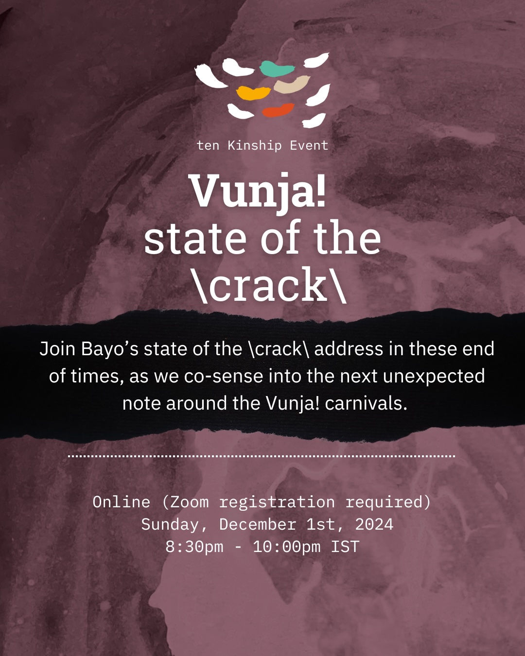 Vunja: state of the crack