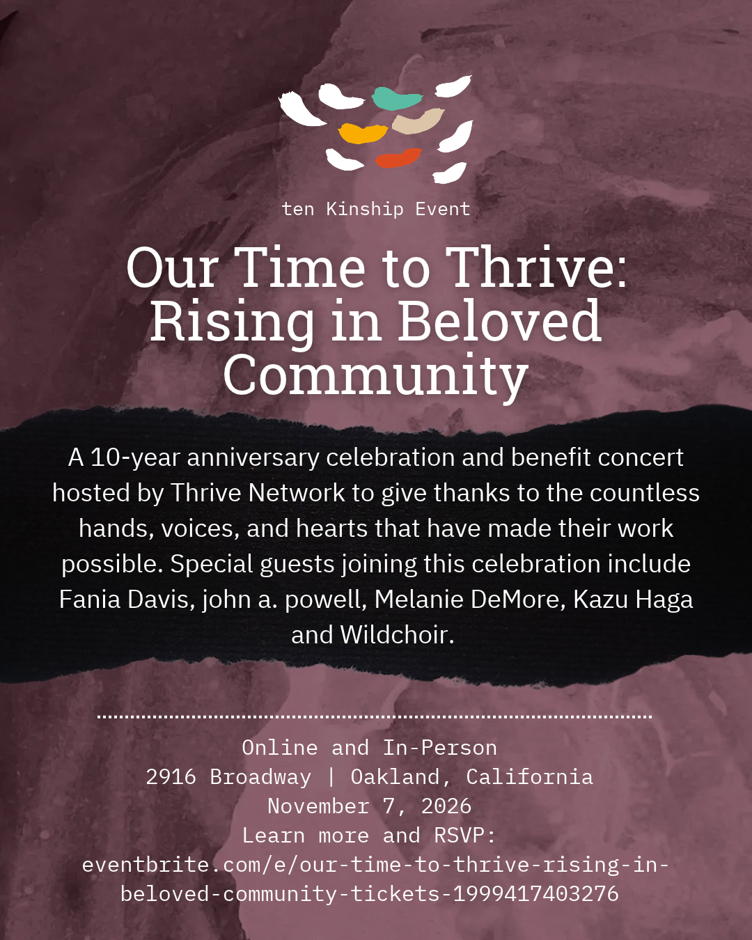 Our Time to Thrive: Rising in Beloved Community